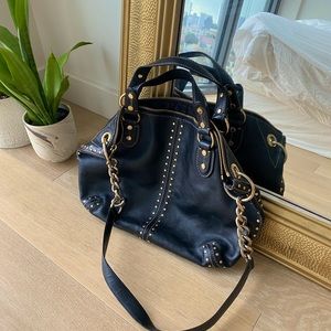 Michael Kors Gold Studded Detachable Strap Purse